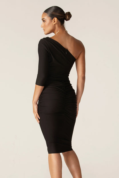 Vestido Dolly Negro Ajustado (Bodycon)