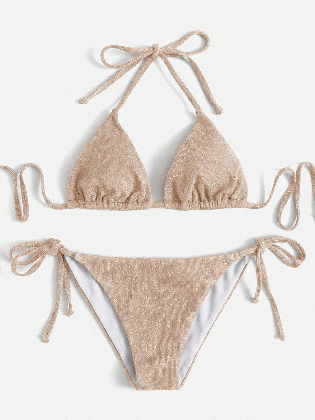 Bikini de Triángulo con Purpurina