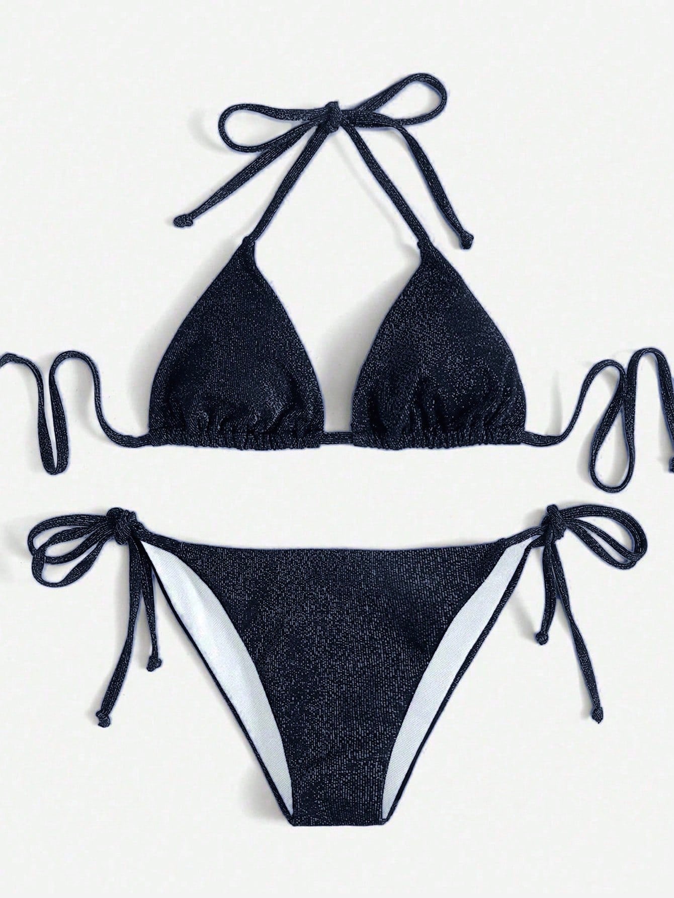 Bikini de Triángulo con Purpurina