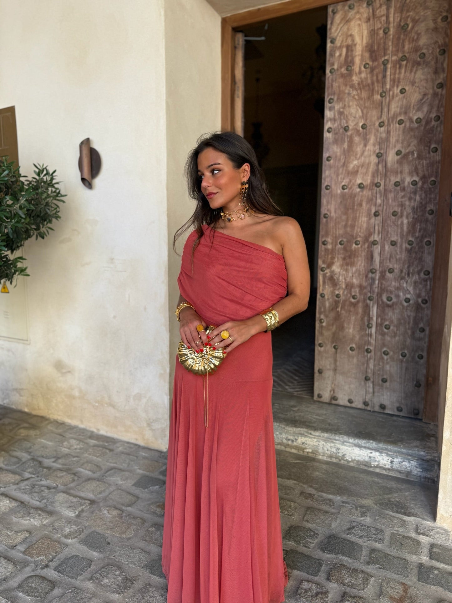 Toledo Dress - Terracota Claro