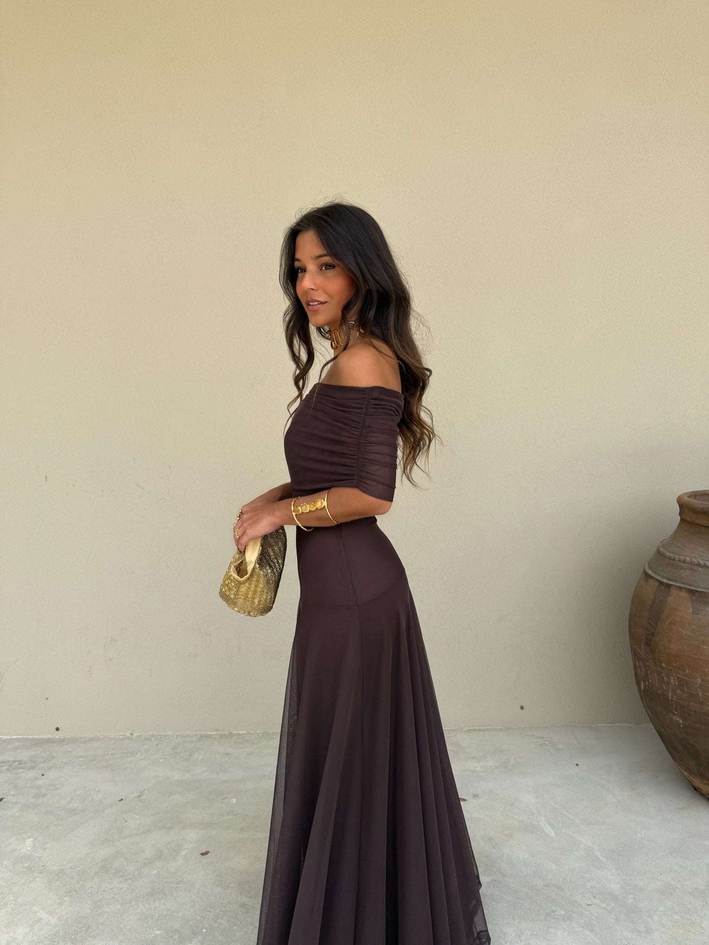 Toledo Dress - Marrón