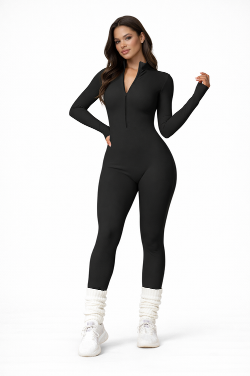 Mono con cremallera de manga larga mejorado