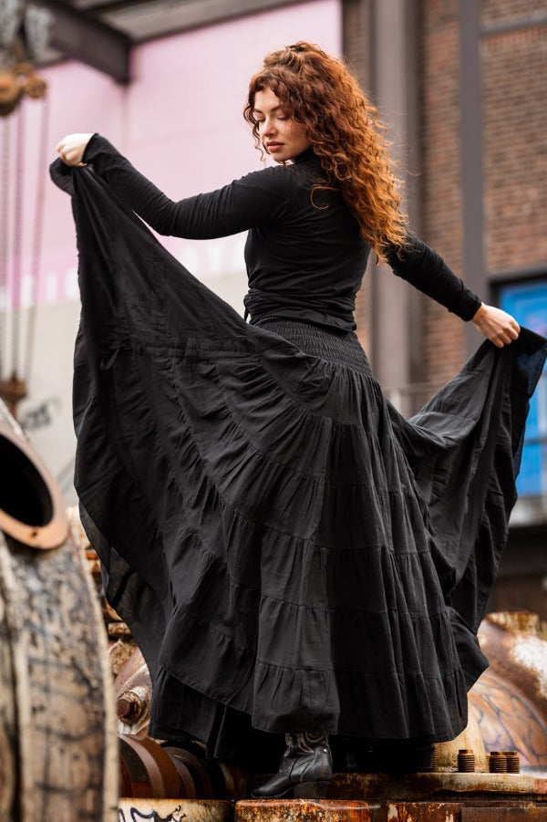 Falda Gypsy Negra