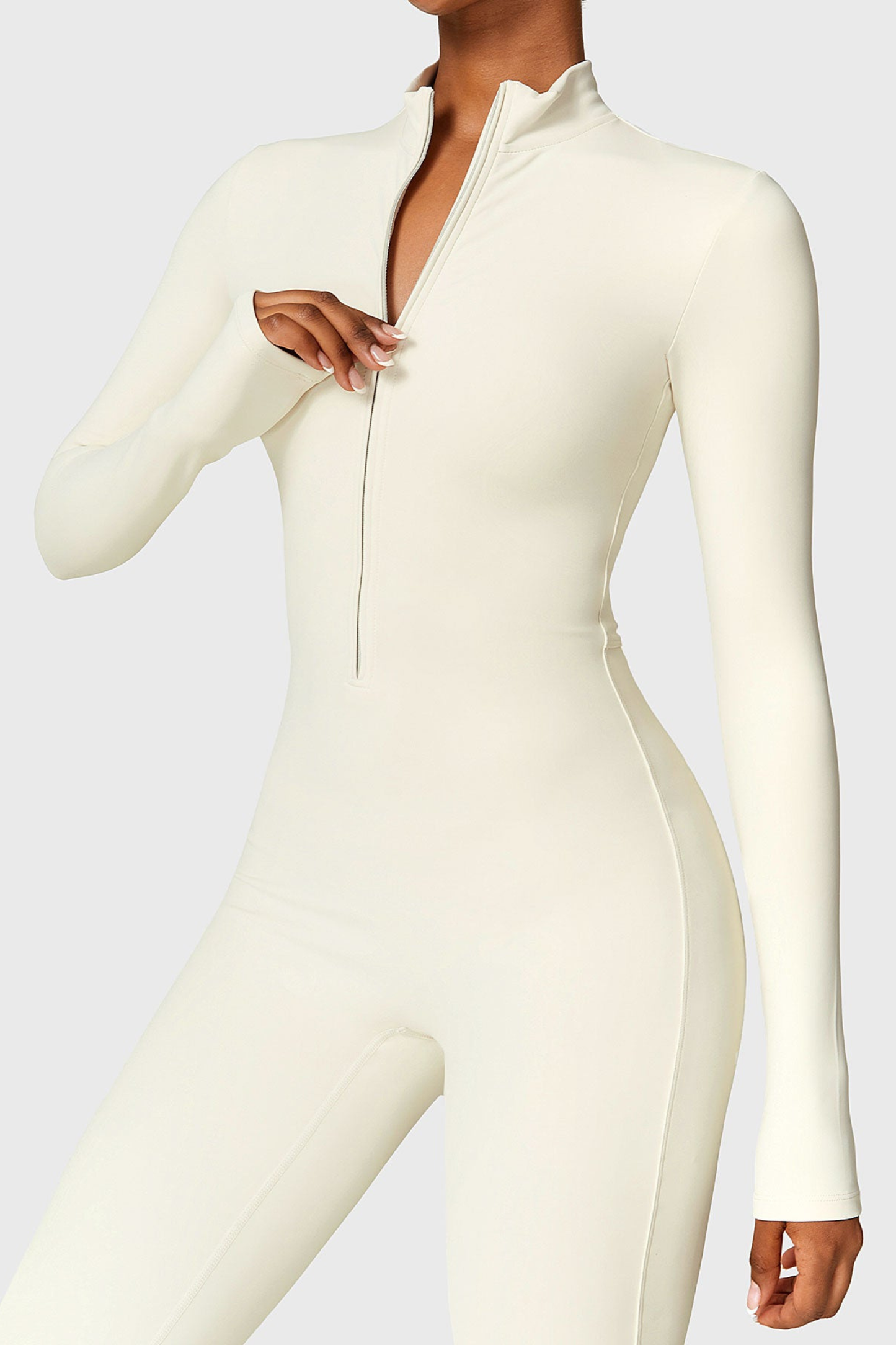 Mono con cremallera de manga larga mejorado