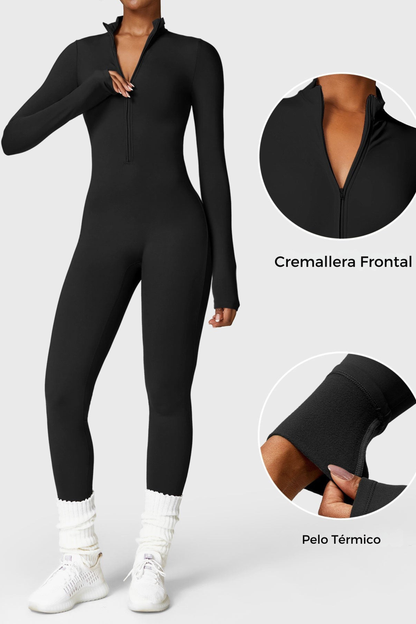 Mono con cremallera de manga larga mejorado