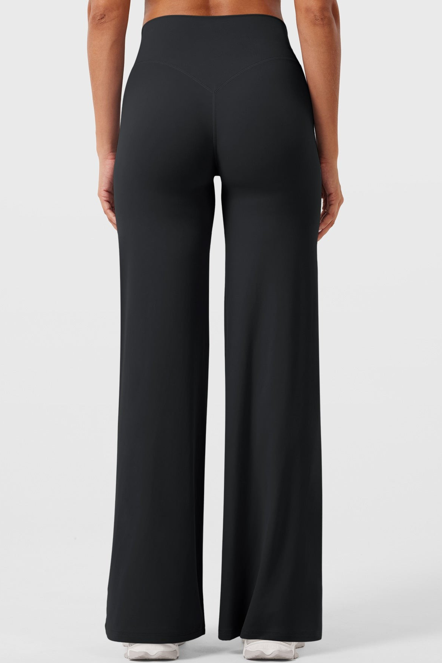 Leggings straight tiro alto