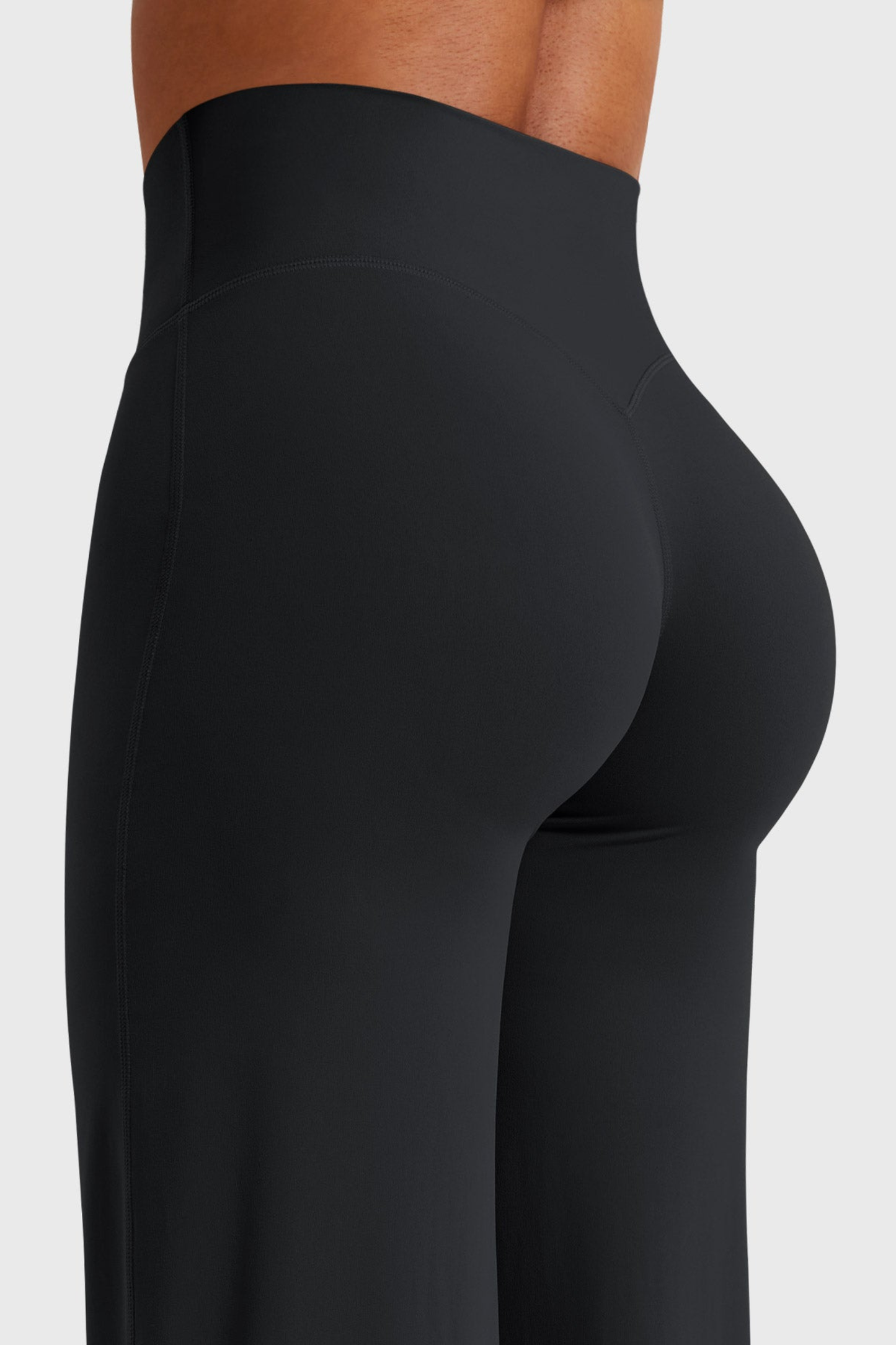 Leggings straight tiro alto