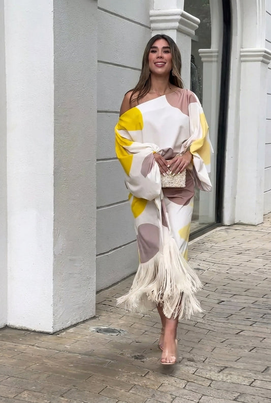 Daniela - Conjunto dos piezas con flecos